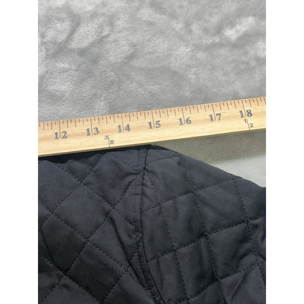 BYLT Quilted Bomber Jacket Mens Small Black Quilted Puffer Premium Basics